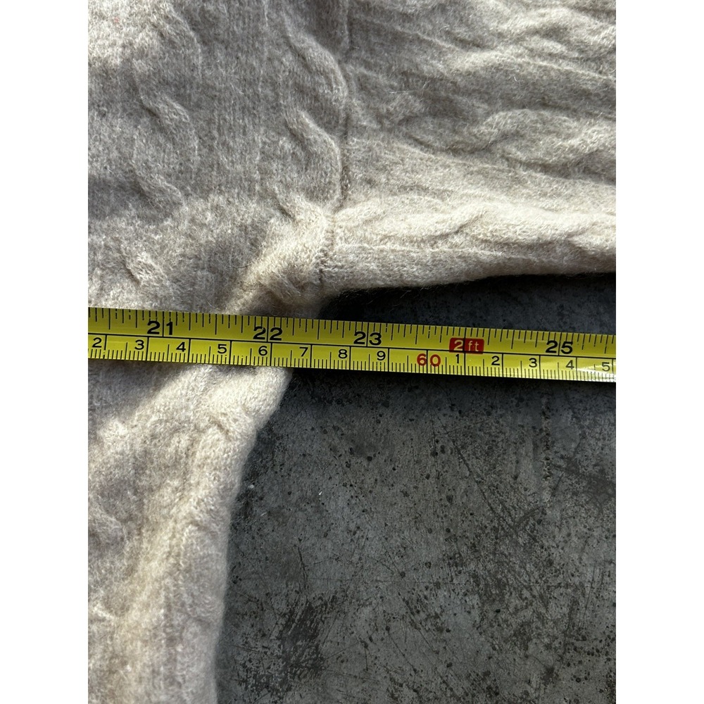 Reformation Giusta Oversized Cashmere Cardigan Beige Buttons - Picture 8 of 11